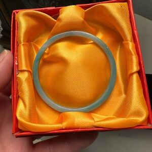 Elegant Jade Bangle Bracelet child